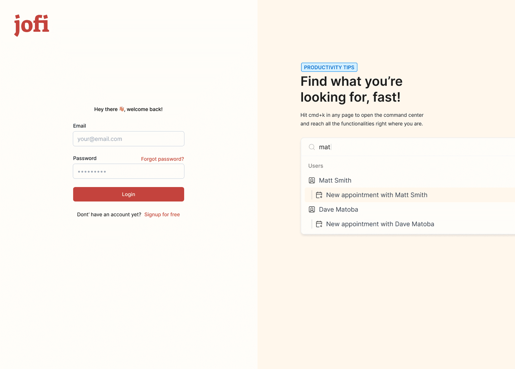 Selected work screenshot
